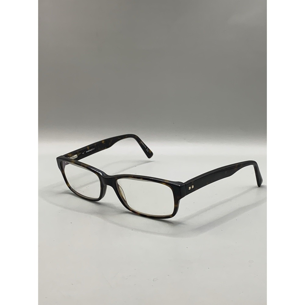 Marchon Eyeglasses M3505 215 54-16-140 Black Brown Tortoise Rectangle Frame Only